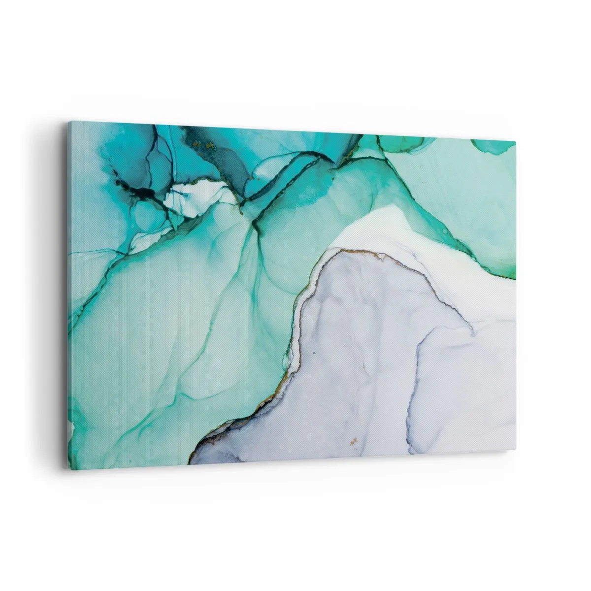 Canvas picture - Study in Turquoise - 120x80 cm