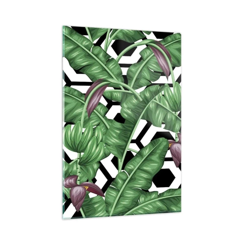 Glass picture - Symmetrical Composition of Nature - 80x120 cm