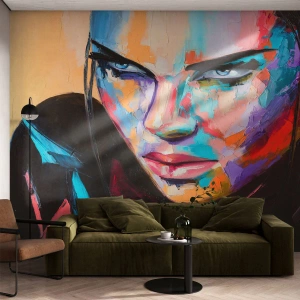 Custom Wallpaper Premium Canvas - Wild at Heart - Woman, Portrait of a Woman, Girl