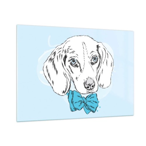 Glass picture - Dog Elegance - 100x70 cm