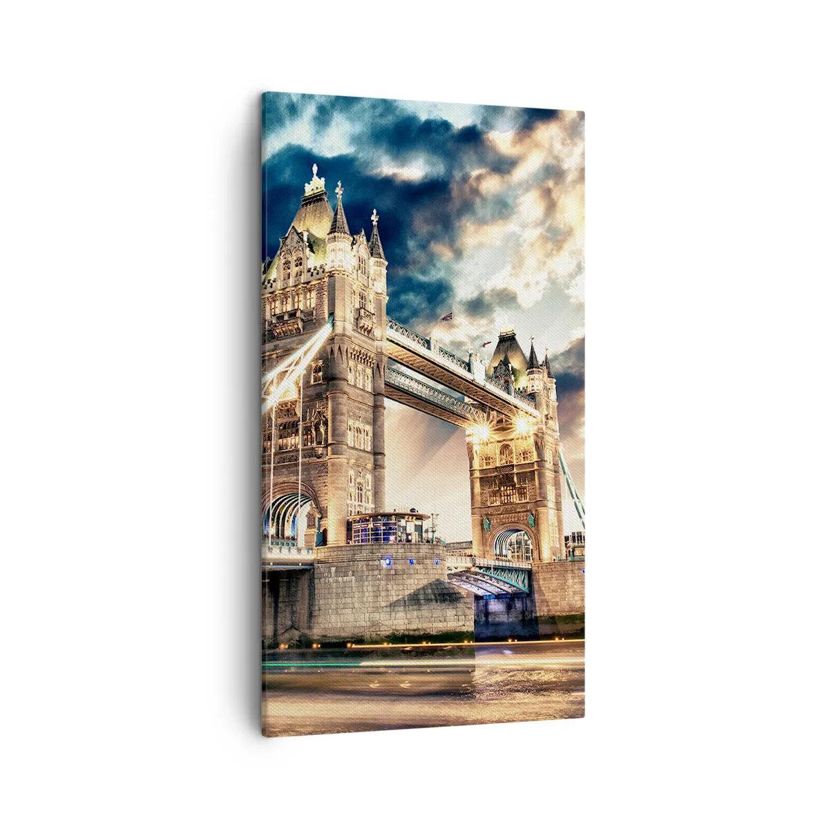 Canvas picture - Statue to Victorian Empire - 45x80 cm