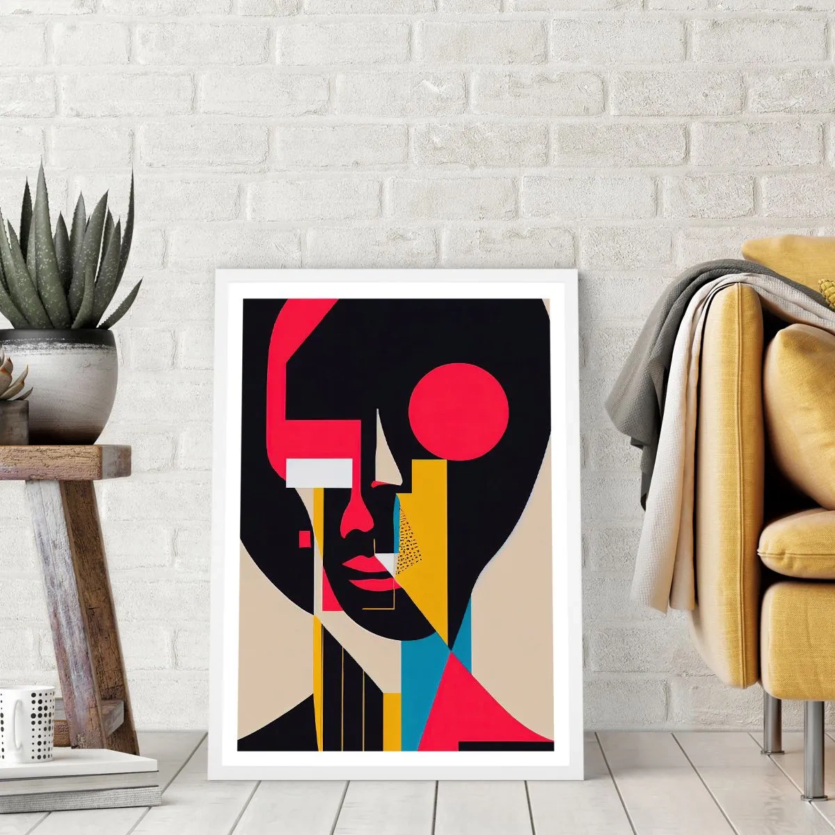 Poster in white frmae - Her Interior World - 50x70 cm