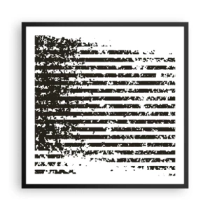 Poster in black frame - Rhythm and Noise - 60x60 cm