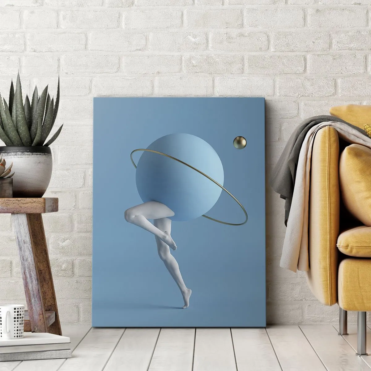 Canvas picture - And Planets Are Going Crazy - 45x80 cm