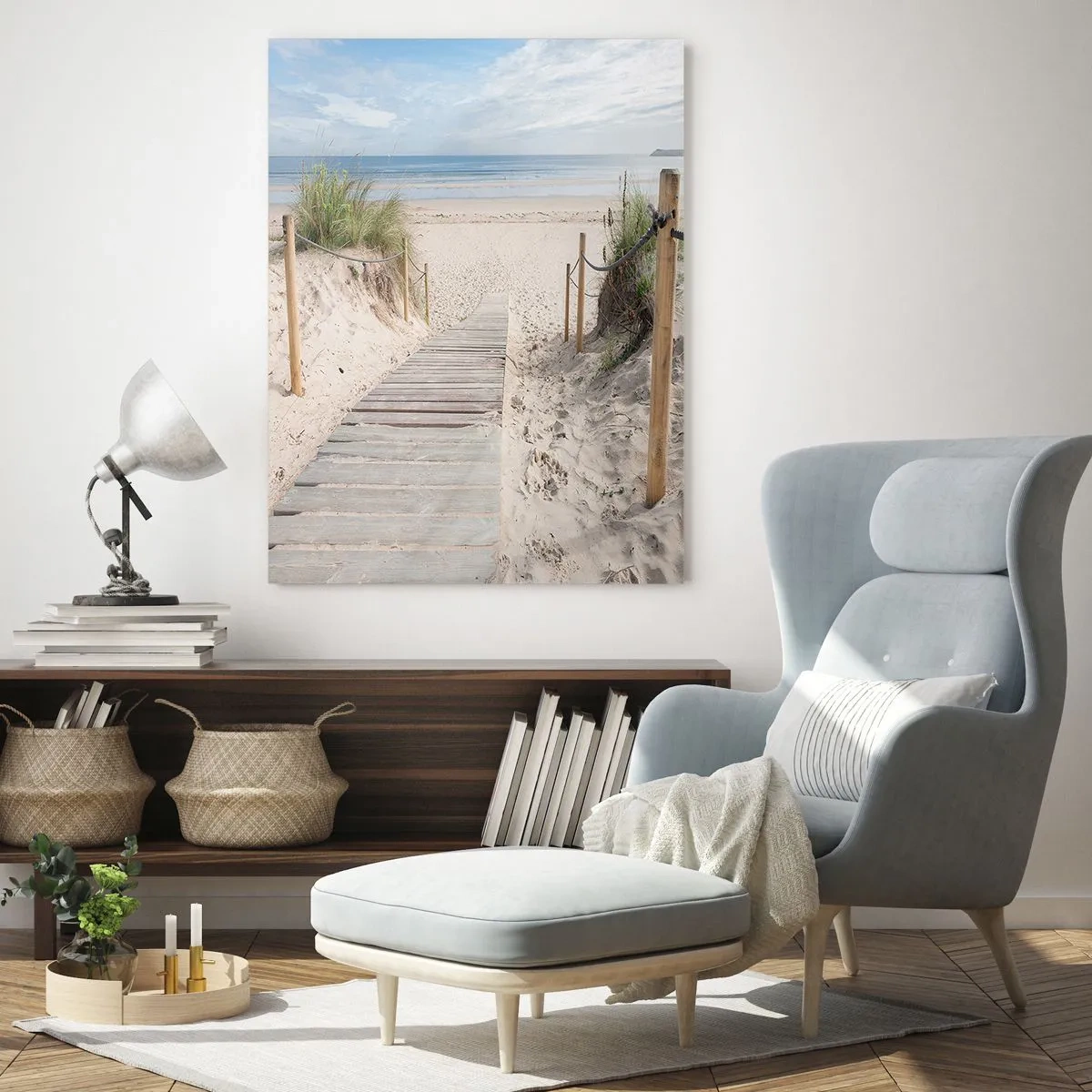 Glass picture - Until the Horizon - 80x120 cm