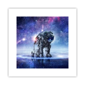 Poster - Starry Night above Me - 30x30 cm