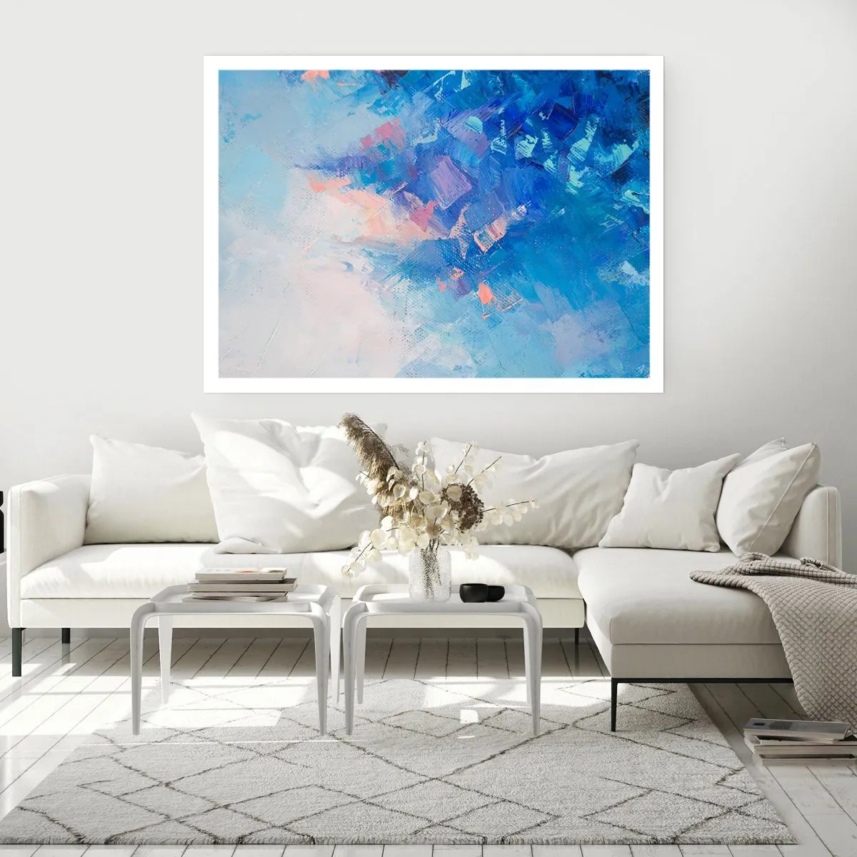 Poster - Winter Abstract - 40x30 cm