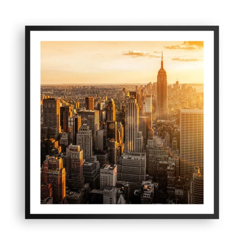 Poster in black frame - Growing in the Sun - 60x60 cm