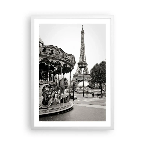 Poster in white frmae - Such Fun Only in Paris - 50x70 cm