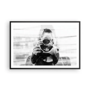 Poster in black frame - Creator and the Creation - 91x61 cm