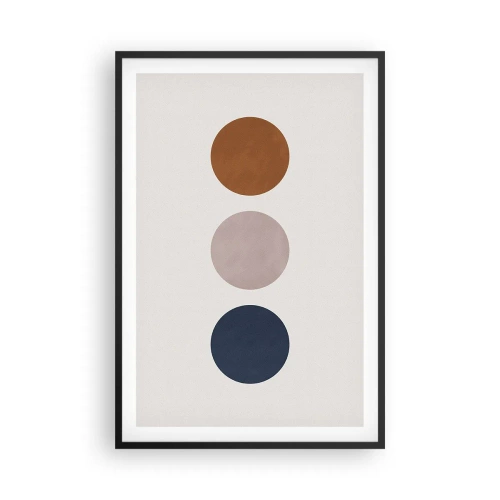 Poster in black frame - Symbol of Perfection - 61x91 cm