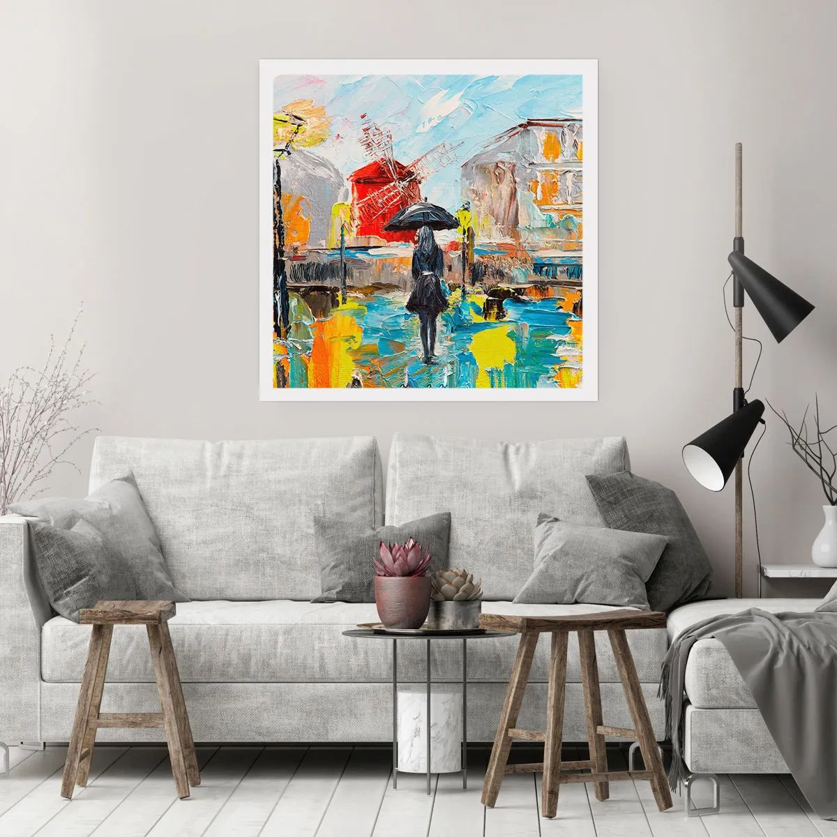 Poster - Parisian Legends - 60x60 cm