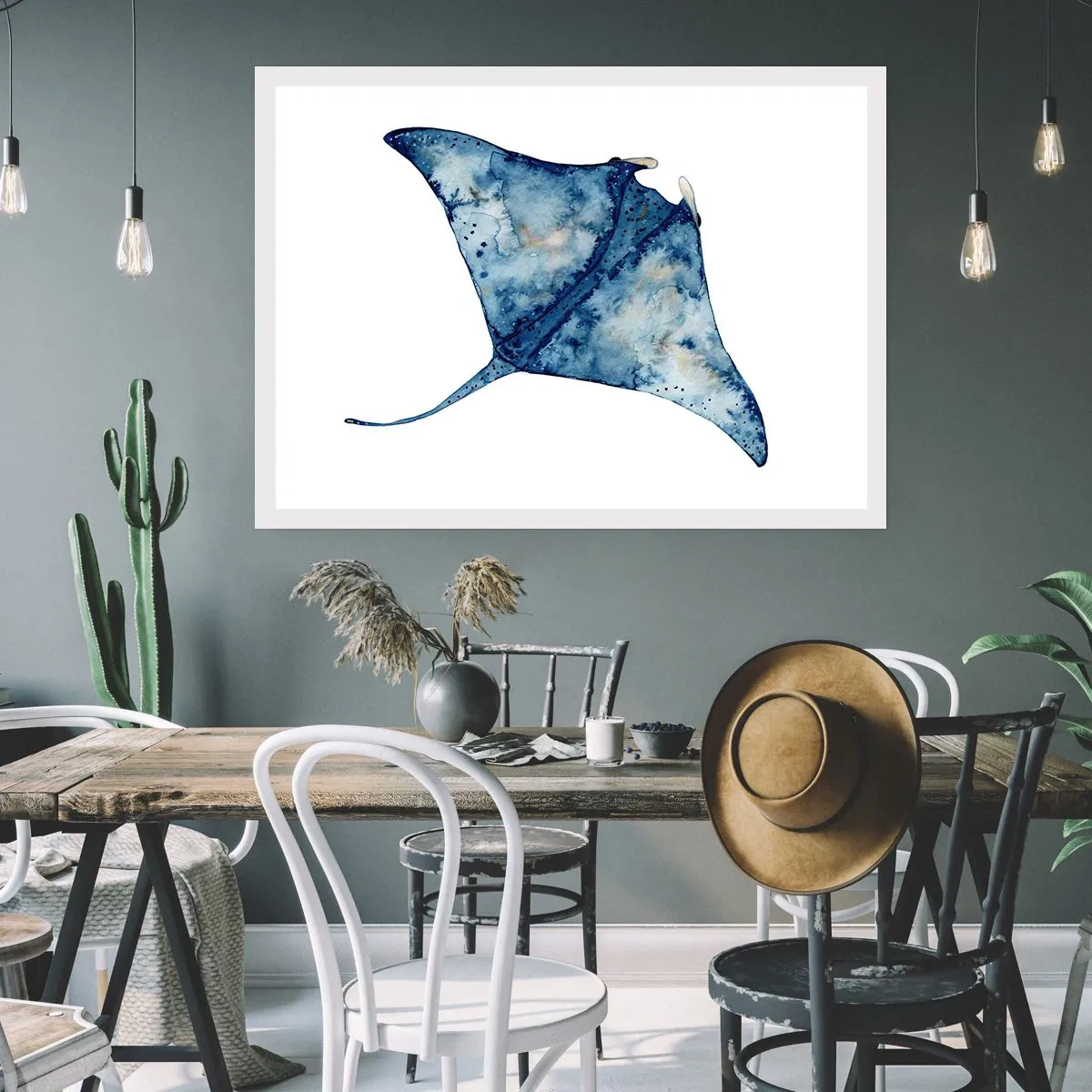 Poster - Life In Blue - 91x61 cm
