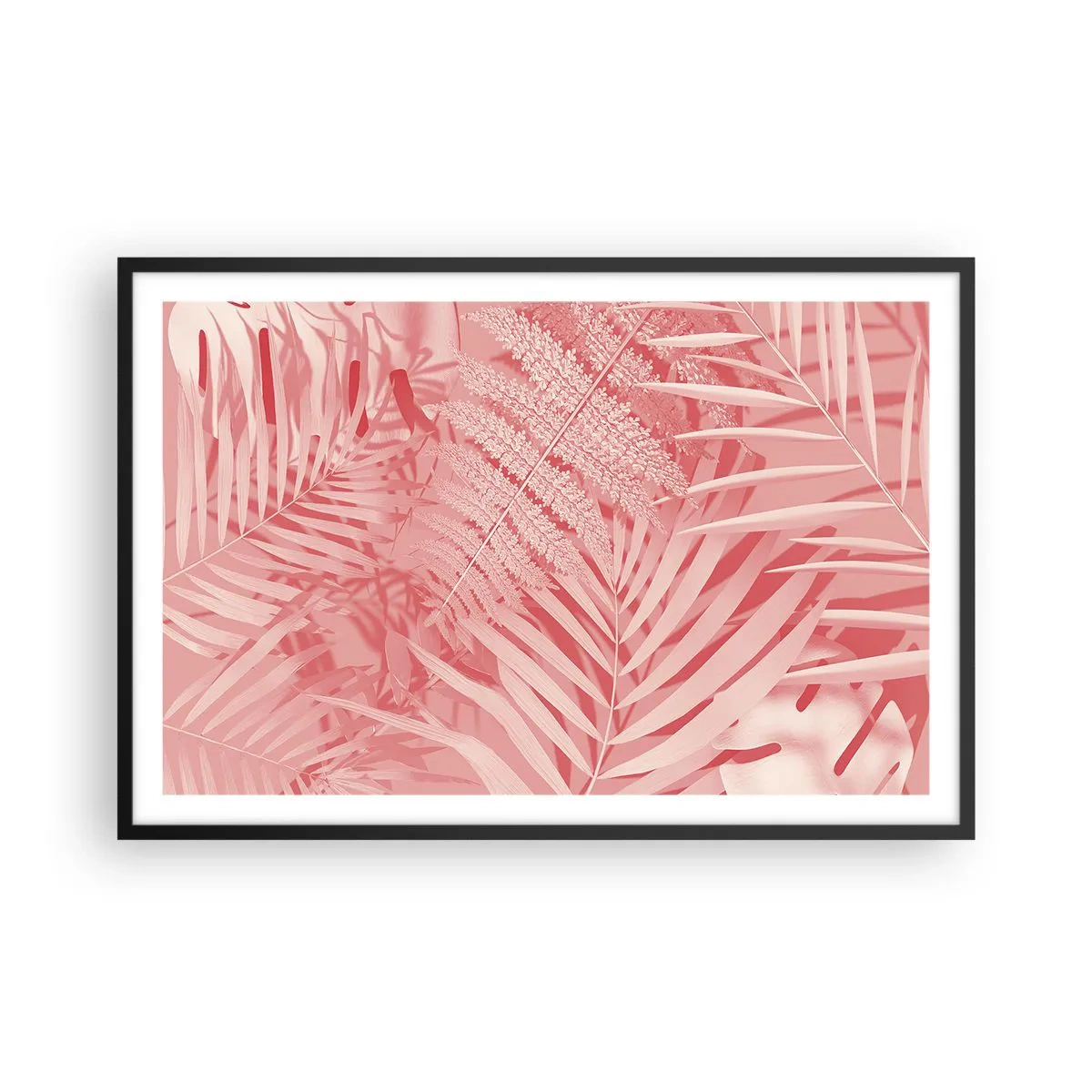 Poster in black frame - Pink Concept - 91x61 cm