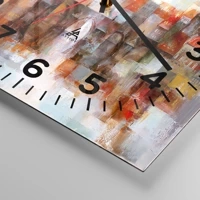 Clock face with numbers