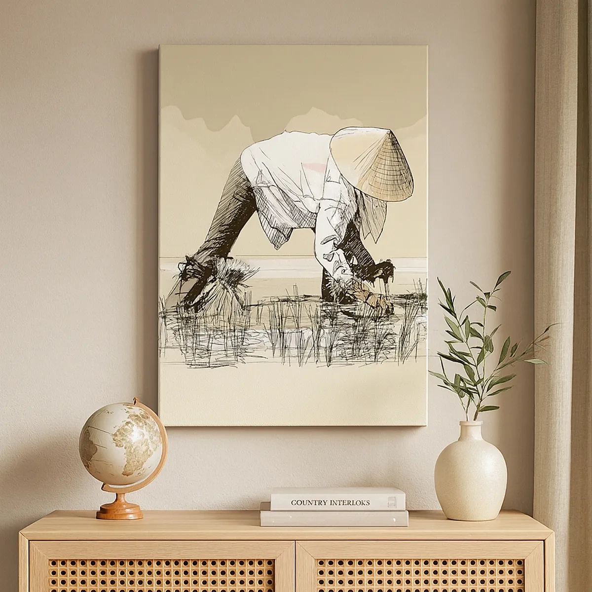 Canvas picture - Good Harvest - 50x70 cm