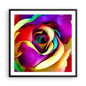 Poster in black frame - It's Impossible - 60x60 cm