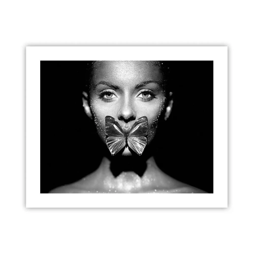 Poster - Butterfly Kiss - 50x40 cm