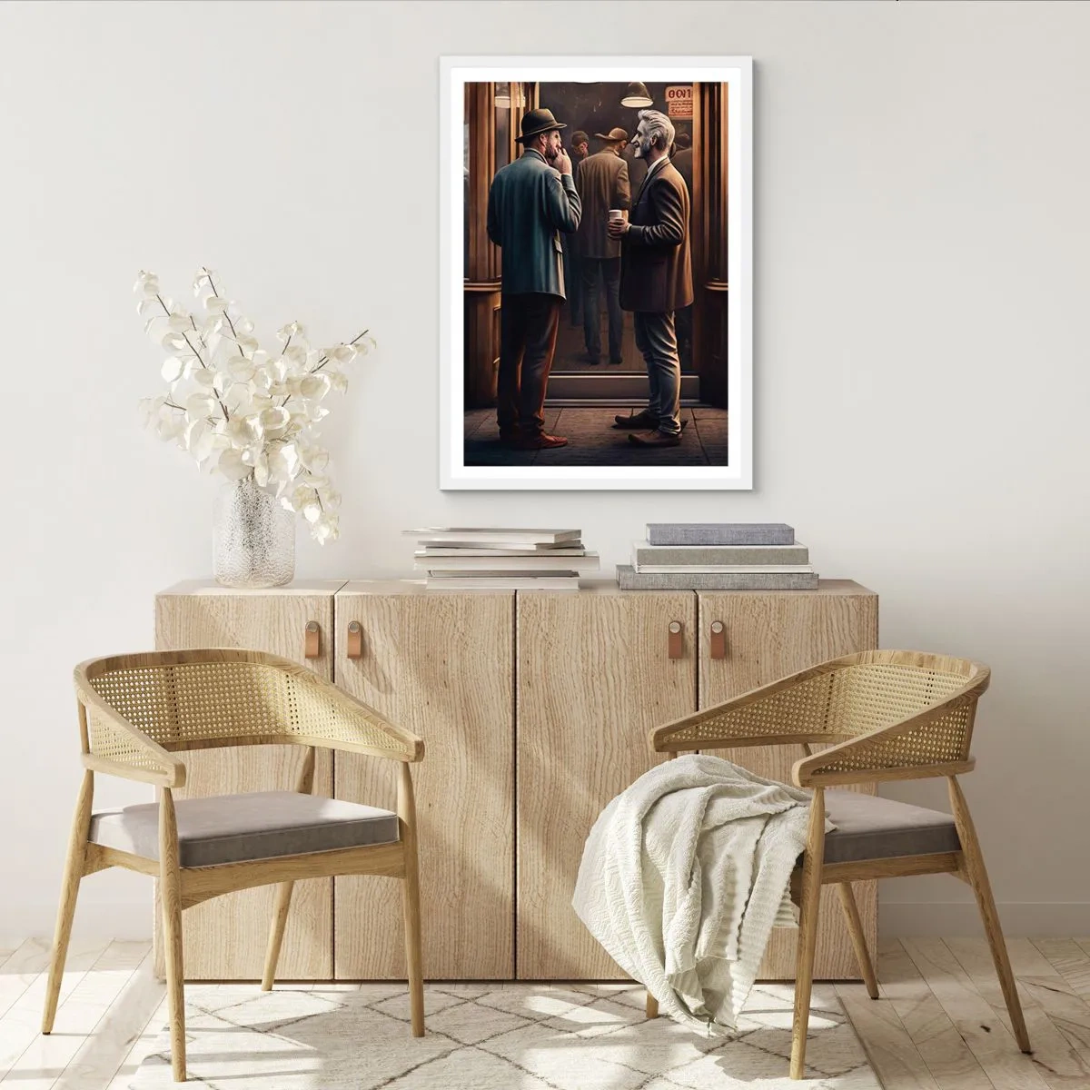 Poster in white frmae - Good Time of the Day - 61x91 cm