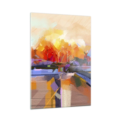 Glass picture - Autumn Has Arrived - 50x70 cm
