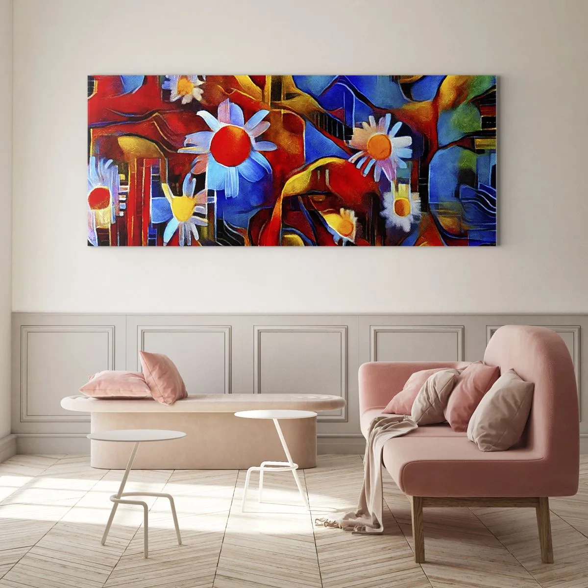 Glass picture - Colours of Life - 140x50 cm