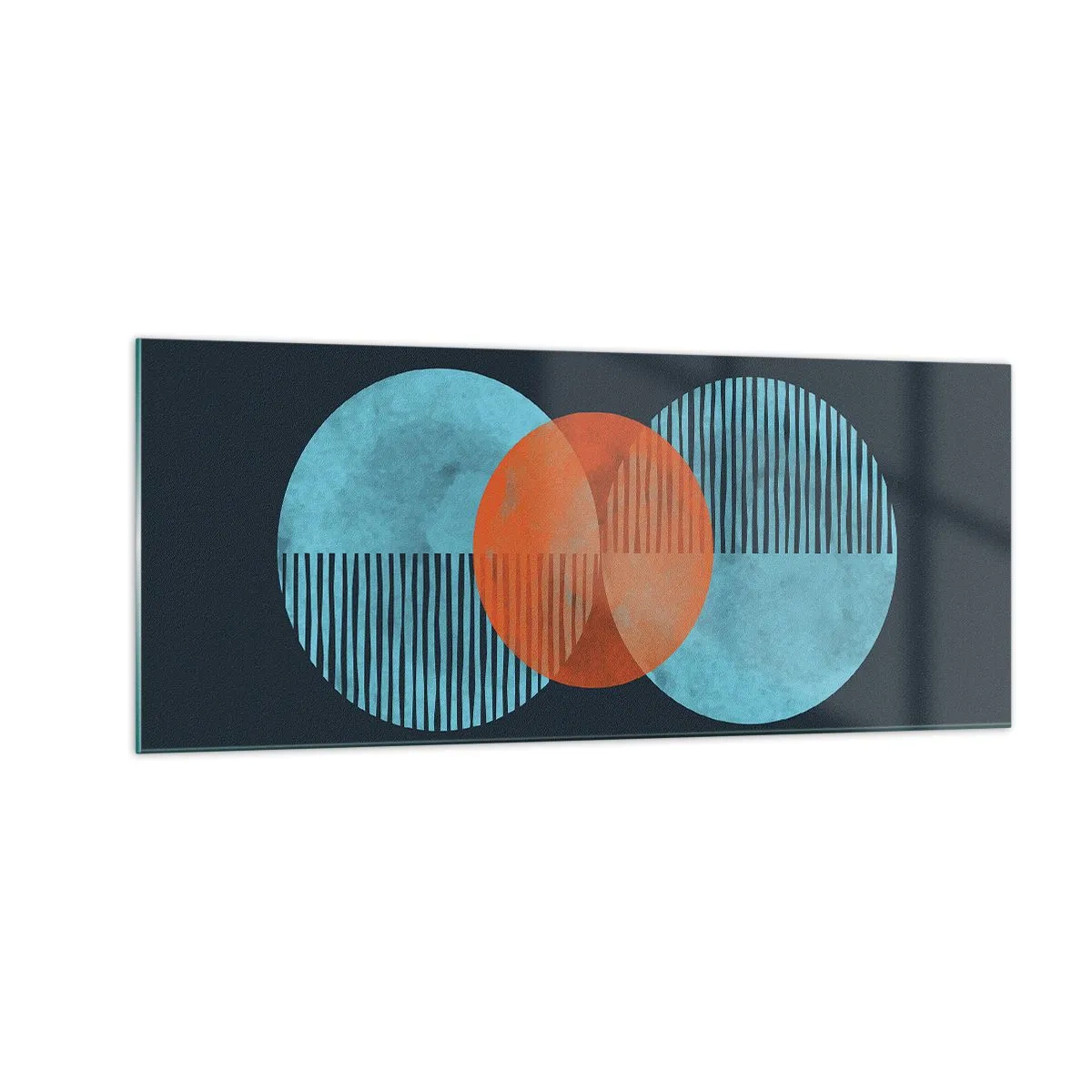 Glass picture - Symmetrical Composition - 100x40 cm