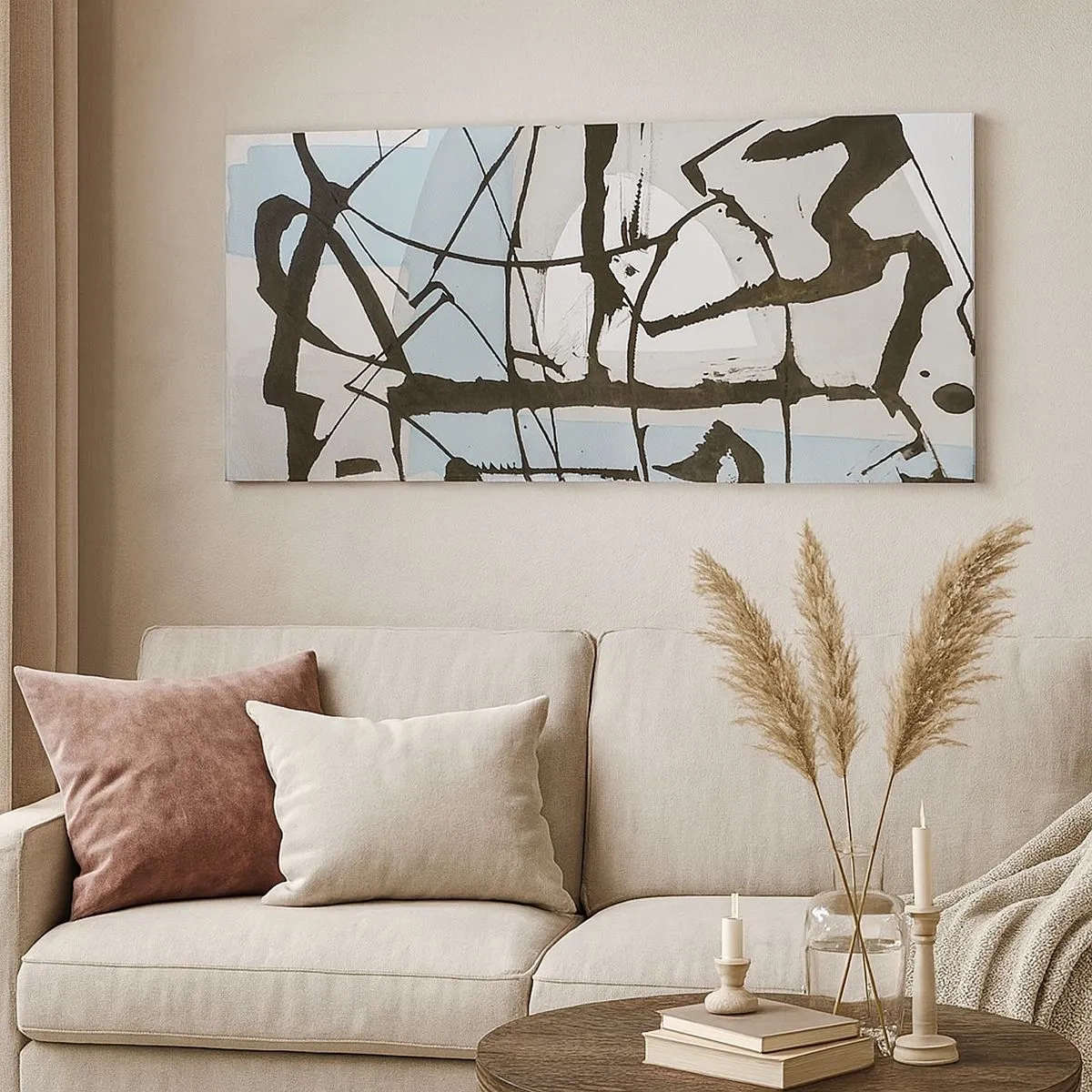 Canvas picture - After All Blue - 100x40 cm