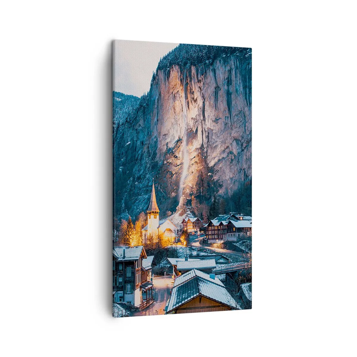 Canvas picture - Sparkling Winter Spirit - 45x80 cm