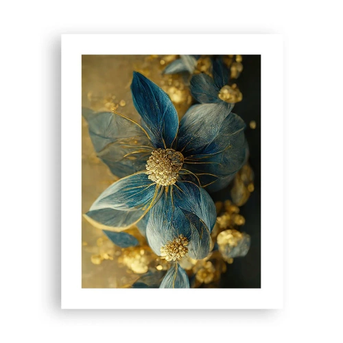Poster - Blossoming in Gold - 40x50 cm