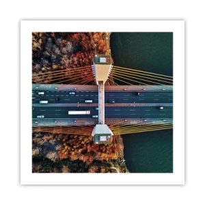 Poster - Behind Seas and Oceans - 50x50 cm