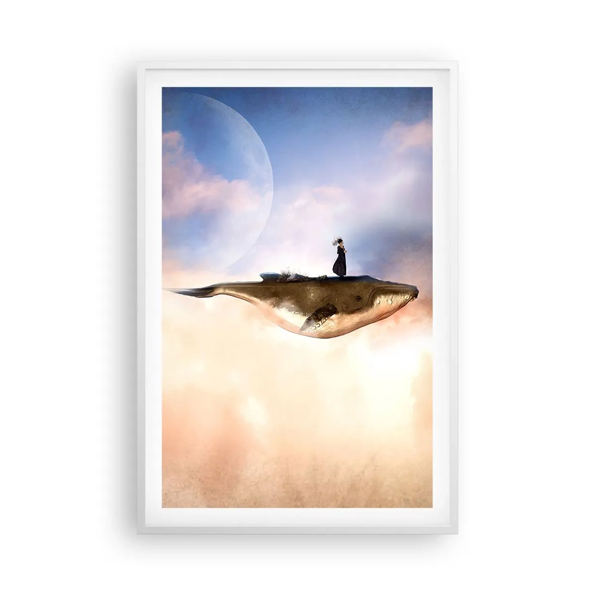 Poster in white frmae - Surreal Journey - 61x91 cm