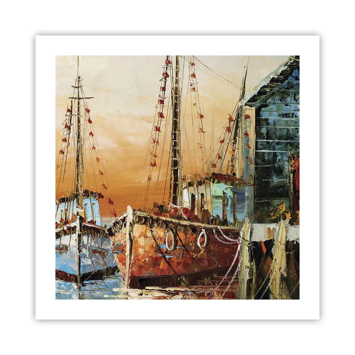 Poster - Calm Return - 50x50 cm