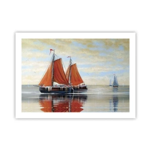 Poster - Ahoy, Sailor, Sail… - 70x50 cm