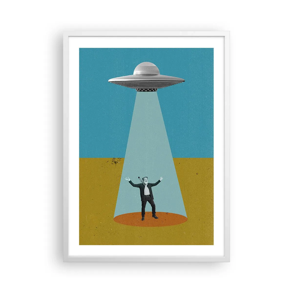 Poster in white frmae - Close Encounter - 50x70 cm