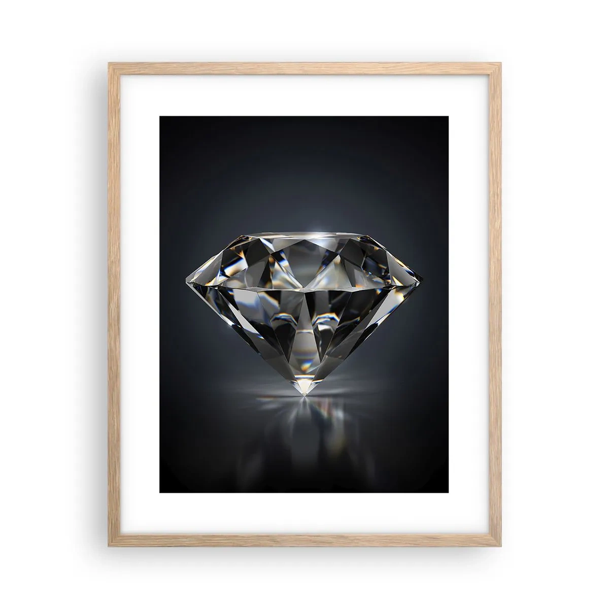 Poster in light oak frame - Girls' Best Friend - 40x50 cm