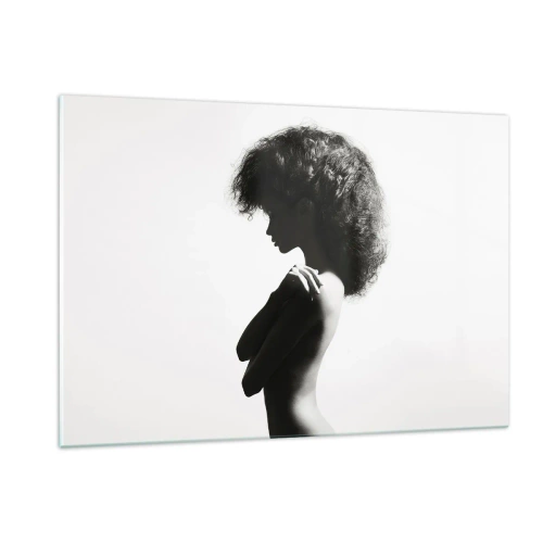 Glass picture - Like a Flower on a Thin Stem - 120x80 cm