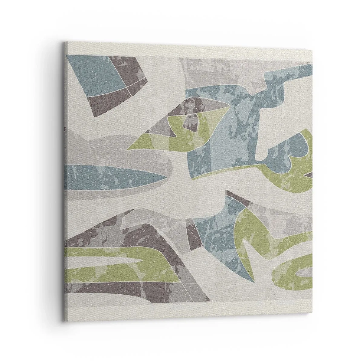 Canvas picture - Composition with Window Pane - 50x50 cm