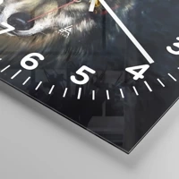 Clock face with numbers