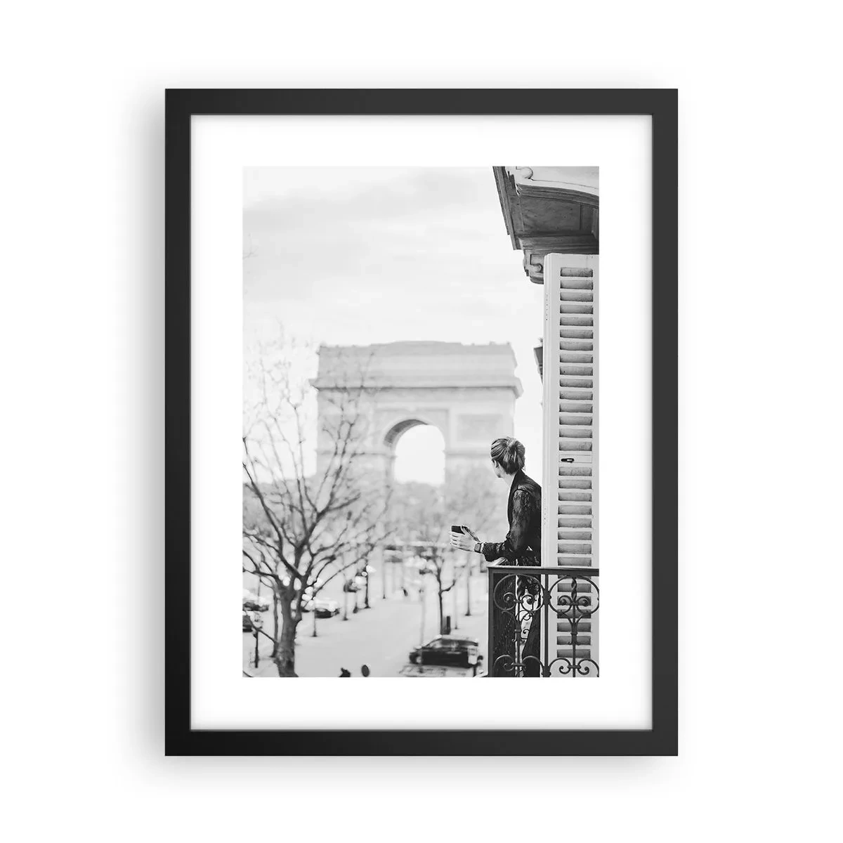 Poster in black frame - Room with a View - 30x40 cm