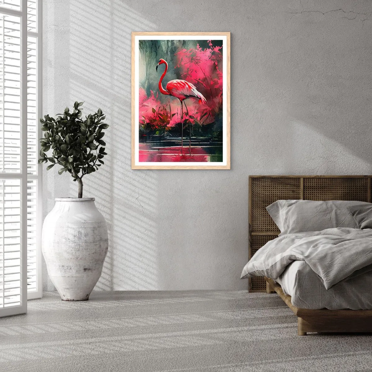 Poster in light oak frame - Class of Natural Charm - 61x91 cm