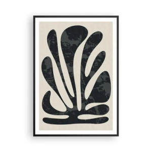 Poster in black frame - Multi-Finger Abstract - 70x100 cm