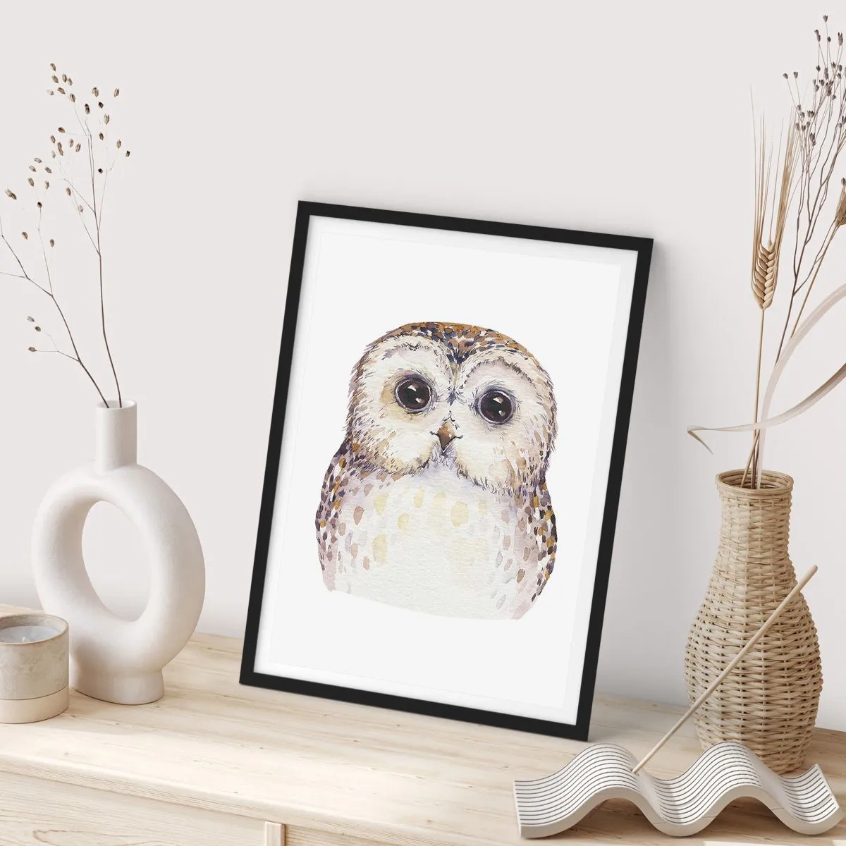 Poster in black frame - Look Me in the Eyes - 30x40 cm