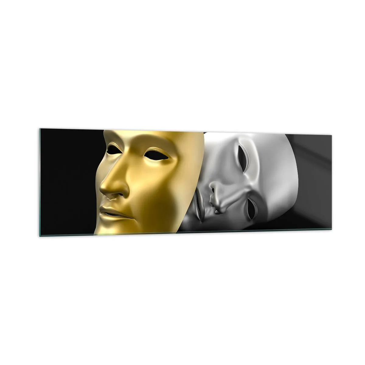 Glass picture - Life Is a Theatre - 160x50 cm
