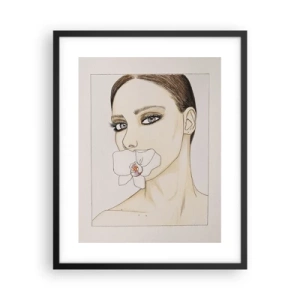 Poster in black frame - Symbol of Elegance and Beauty - 40x50 cm