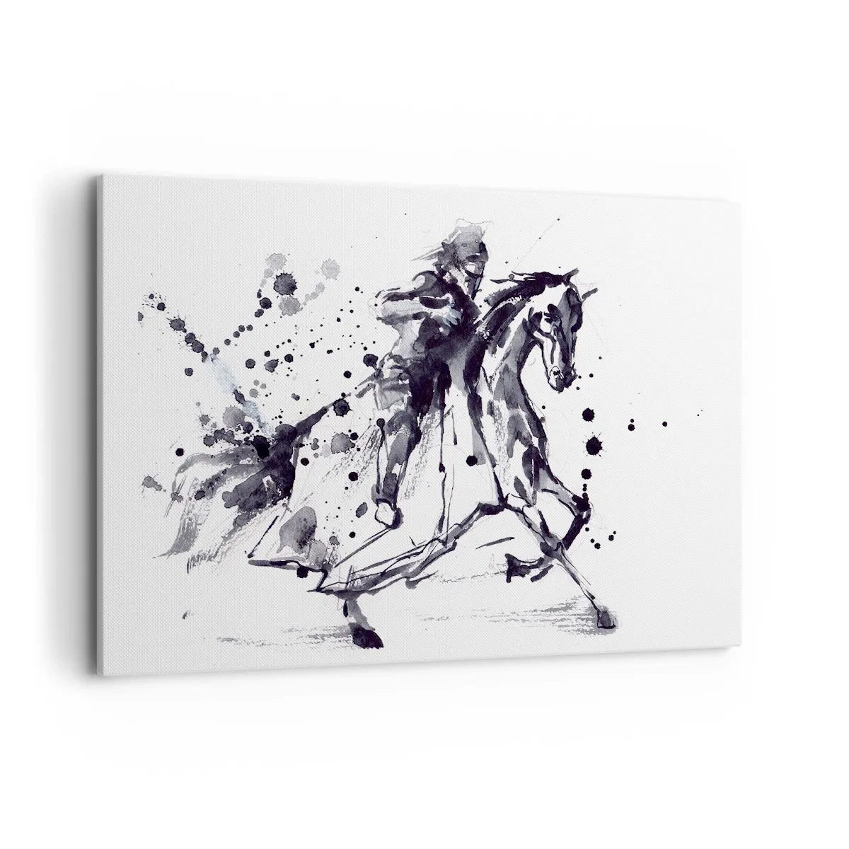 Canvas picture - Black Knight - 100x70 cm