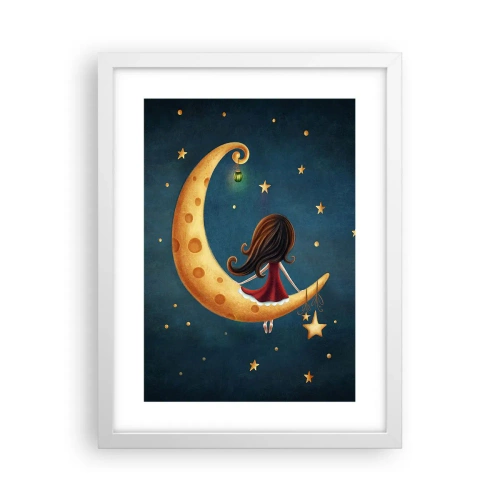 Poster in white frmae - Once Upon a Time… - 30x40 cm