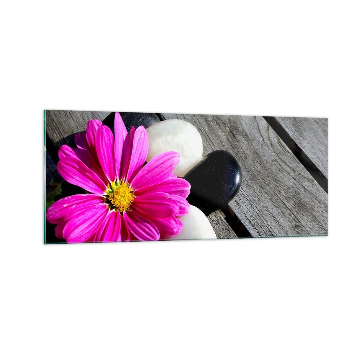 Glass picture - Rest on a Pier - 100x40 cm