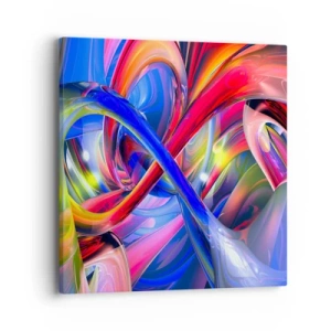 Canvas picture - Dance of Colours - 40x40 cm