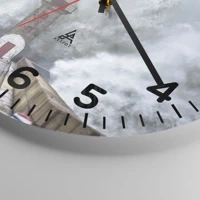 Clock face with numbers