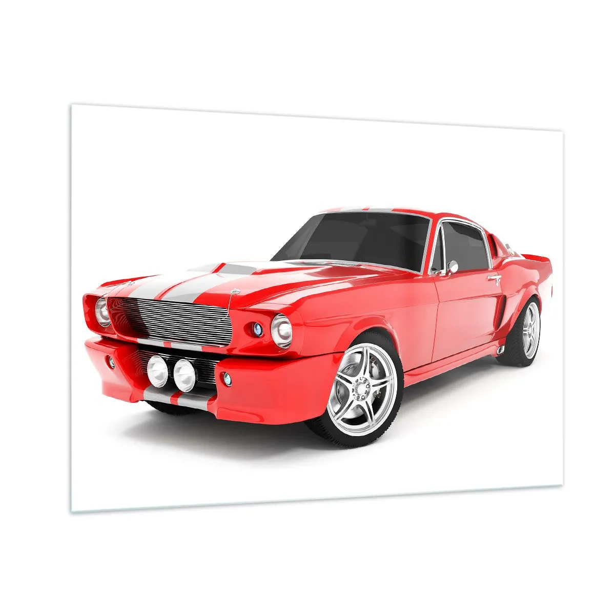 Glass picture - Mustang fast as a Wind - 100x70 cm